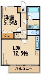 コモレビ大蔵　Ｅ棟の物件間取画像